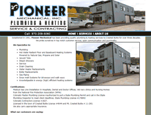 Tablet Screenshot of pioneermechanicalcb.com